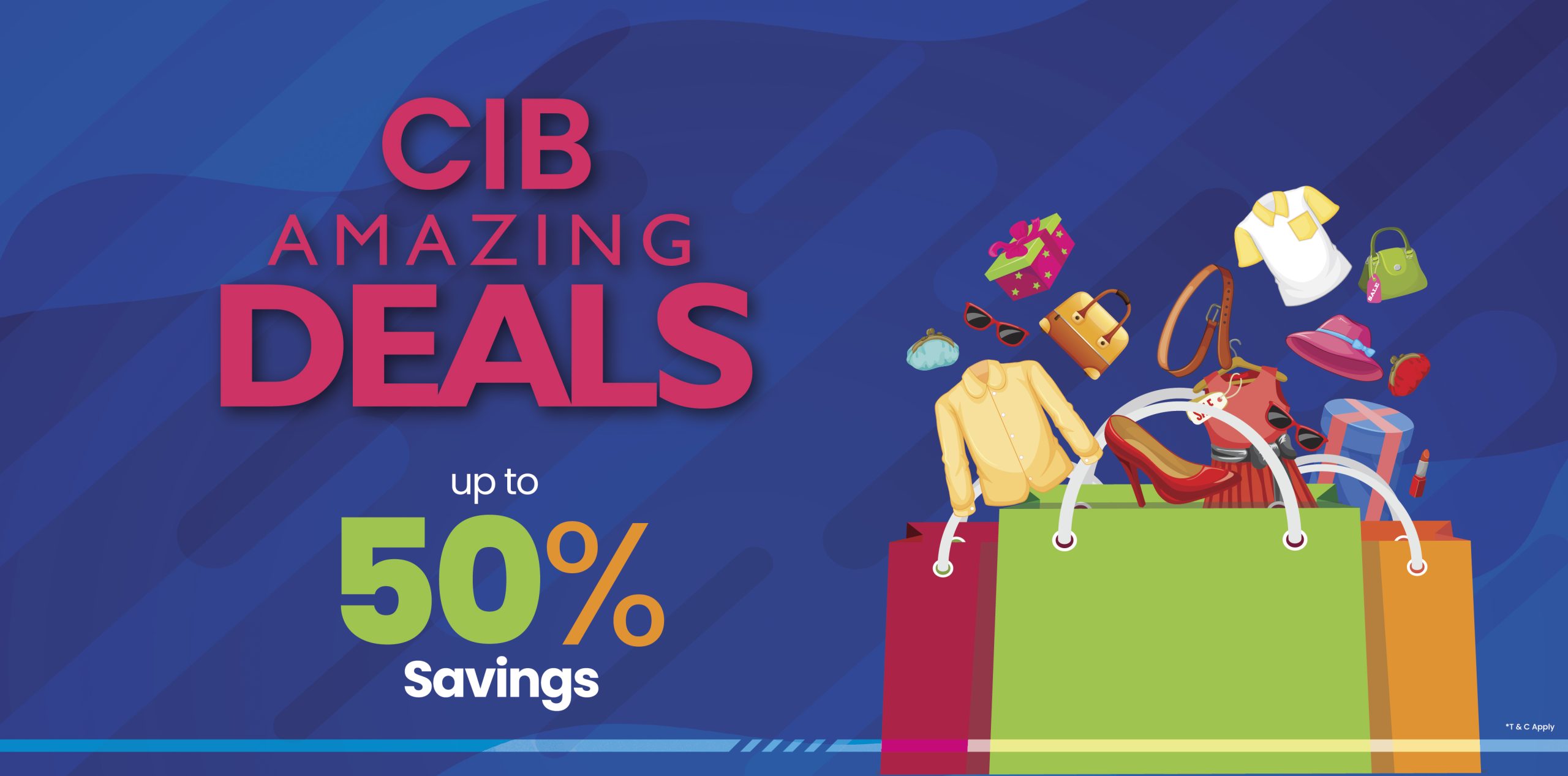 CIB Amazing Deals 50%
