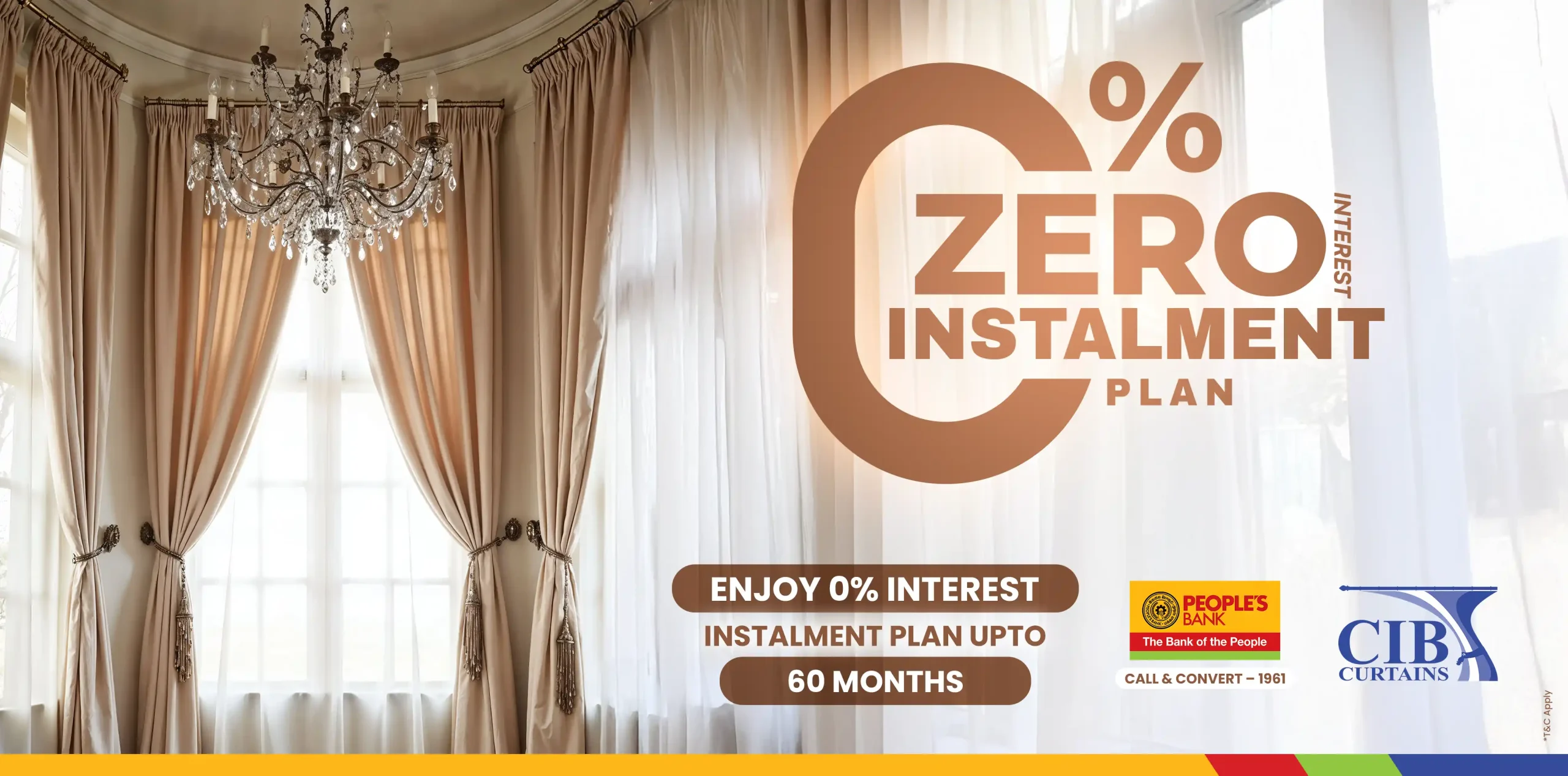 Curtains 0% Interest Instalment Offer